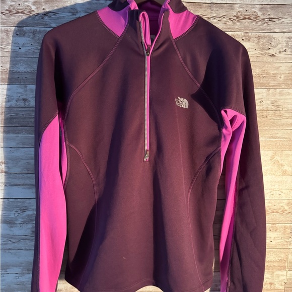 The North Face Other - The North Face Purple and Pink 1/2-Zip Pullover Small. EUC